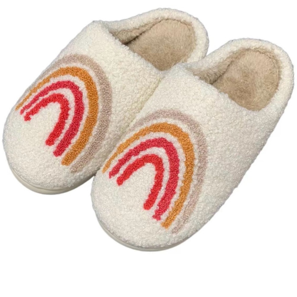 NWT - Rainbow Slippers